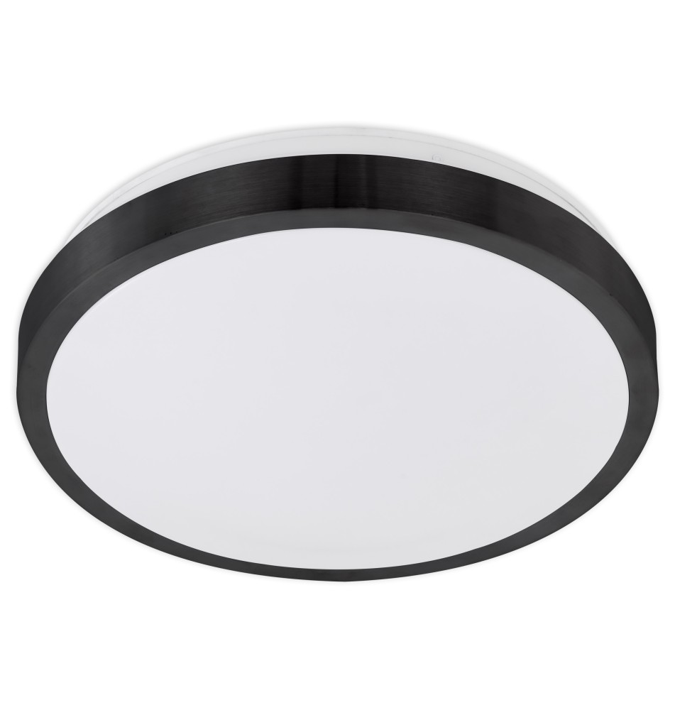 Plafon Solen 2xE27 okrągły czarny | LVT
