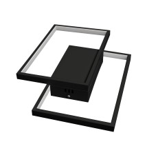 Galaxis Polaris LED Chandelier 42x30x6 cm, 45 W, Black | LVT