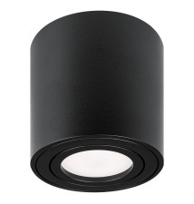 Oprawa natynkowa GU10 okrągła 80x84 ruchoma czarna V | LVT