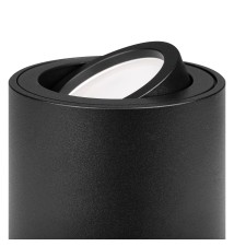 Oprawa natynkowa GU10 okrągła 80x84 ruchoma czarna V