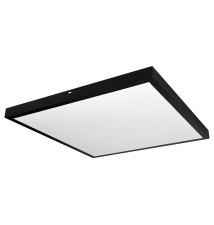 600x600 Black Surface-Mounted LED Panel, 28W, 4500K | LVT