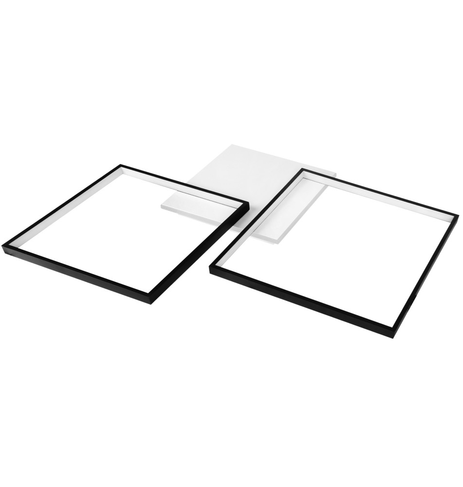 Żyrandol LED 57W 79x58cm czarny CCT pilot