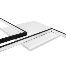 Żyrandol LED 57W 79x58cm czarny CCT pilot