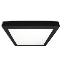 Panel LED natynkowy kwadrat Proma 12W 4000K czarny | LVT