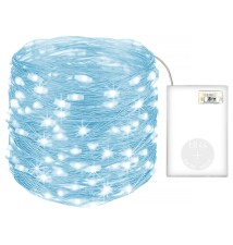 3xAA Christmas LED String Lights, 100 LEDs, 10 m, 6500K | LVT