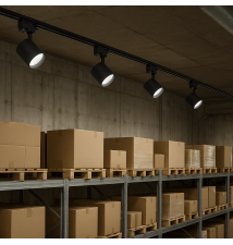 Reflektor szyna 1-faza GX53 Vero czarny