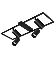 Żyrandol LED GU10 Bumo x4 czarny