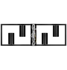 Żyrandol LED GU10 Bumo x4 czarny