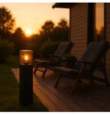 Lampa ogrodowa LED E27 Denver stojąca 50cm