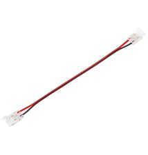 Złączka do taśmy LED COB 8mm zatrzask dwustronna z kablem | LVT