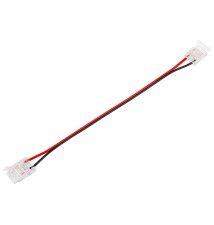 Złączka do taśmy LED COB 10mm zatrzaskowa dwustronna z kablem | LVT