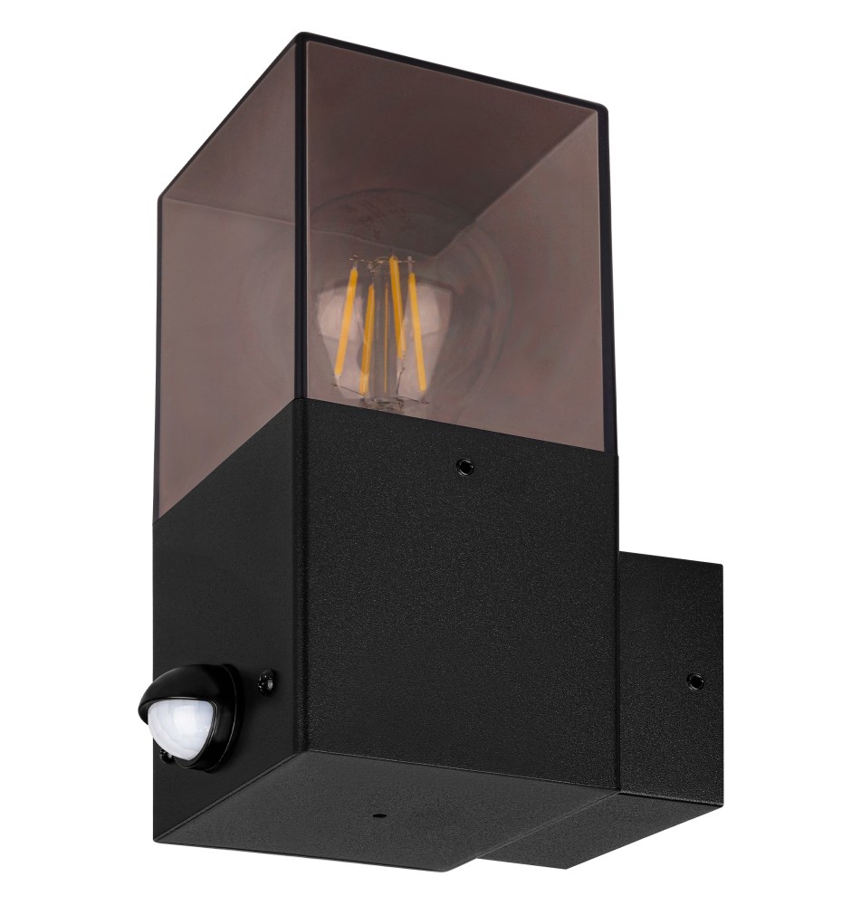 Oprawa architektoniczna Denver E27 czarna PIR