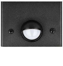 Oprawa architektoniczna Denver E27 czarna PIR