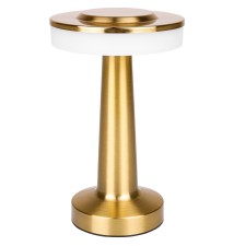 Zulu LED 3CCT Rechargeable Desk Lamp, Gold | LVT