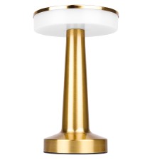 Lampa biurkowa Zulu LED 3CCT akumulator złota | LVT