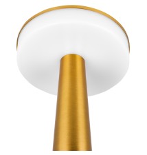 Lampa biurkowa Zulu LED 3CCT akumulator złota | LVT