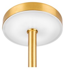 Riti LED 3CCT Rechargeable Desk Lamp, Gold | LVT