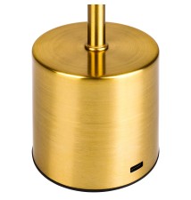 Lampa biurkowa Riti LED 3CCT akumulator złota | LVT