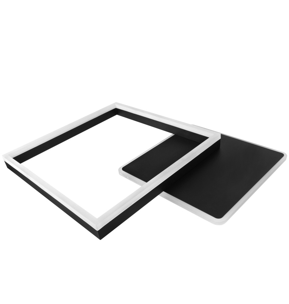 Żyrandol LED 40W 55x47cm 4000K czarny