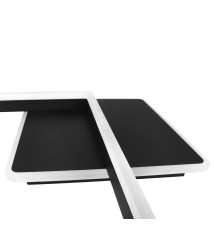 Żyrandol LED 40W 55x47cm 4000K czarny