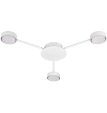 Żyrandol LED GX53 Zibo x3 65cm biały