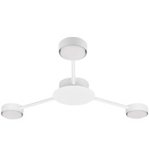 Żyrandol LED GX53 Zibo x3 65cm biały | LVT