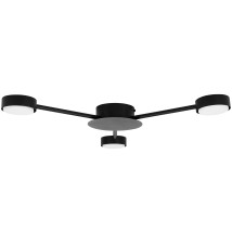 Żyrandol LED GX53 Zibo x3 65cm czarny | LVT
