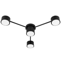 Żyrandol LED GX53 Guliver x4 85cm czarny