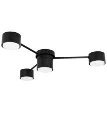 Żyrandol LED GX53 Guliver x4 85cm czarny | LVT