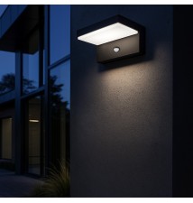 Oprawa architektoniczna Hestio LED 9W czarna PIR