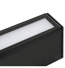 Lampa ogrodowa LED 24W Roma 60cm czarna