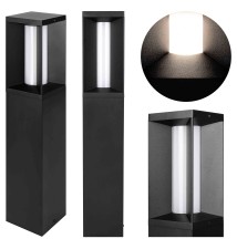 Lampa ogrodowa LED 9W Prios 60cm czarna