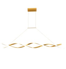 Żyrandol LED 37W 120cm 4000K złoty