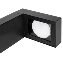 Lampa ogrodowa LED GX53 Hebin 60cm czarna | LVT
