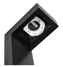 Lampa ogrodowa LED GX53 Hebin 60cm czarna | LVT
