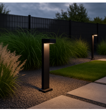 Lampa ogrodowa LED GX53 Hebin 60cm czarna