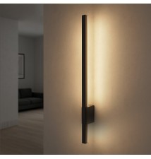 Linera LED 9W 60cm Black Architectural Light Fixture | LVT