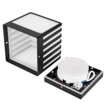 Oprawa architektoniczna Cube-3 GX53 czarna