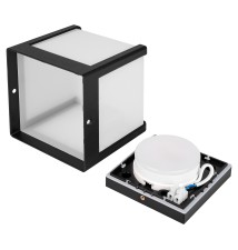 Oprawa architektoniczna Cube-1 GX53 czarna