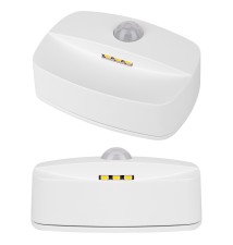 Lampa LED Akumulatorowa Lima PIR biała 3xAAA