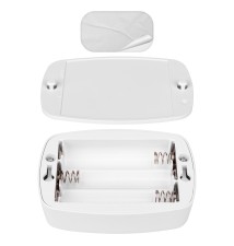 Lima PIR White 3xAAA Rechargeable LED Flashlight | LVT