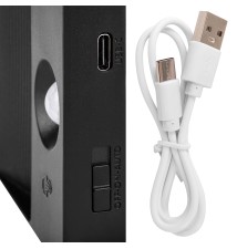 Lampa LED Akumulatorowa Poli PIR czarna 3CCT