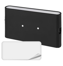 Lampa LED Akumulatorowa Wolf PIR czarna 3CCT