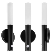 Lampa LED Akumulatorowa Stick PIR czarna magnes