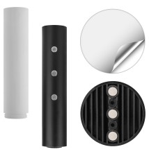 Lampa LED Akumulatorowa Stick PIR czarna magnes