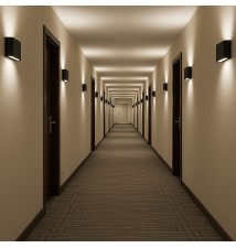 Gantio LED 6W Architectural Light Fixture, Black | LVT