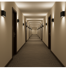 Oprawa architektoniczna Gantio LED 6W czarna