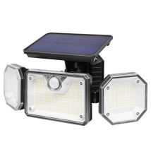 Naświetlacz LED solarny 226xSMD PIR pilot
