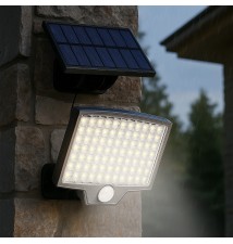 Naświetlacz LED solarny 108xSMD PIR