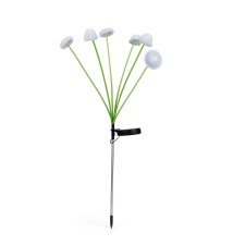 Solar-Powered LED Stake Light, Mushroom-Shaped, 6xLED, 72 cm | LVT